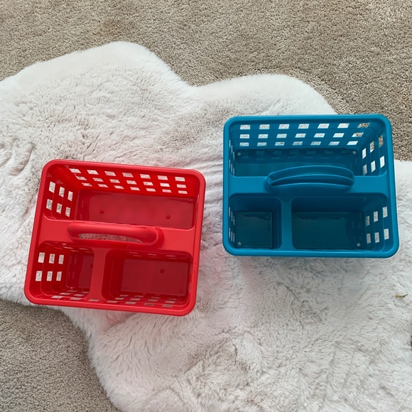 NWT 8 Teal & 2 Red Mini Caddy Sachet - Picture 2 of 6